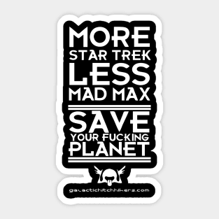 Yer F*cking Planet Sticker